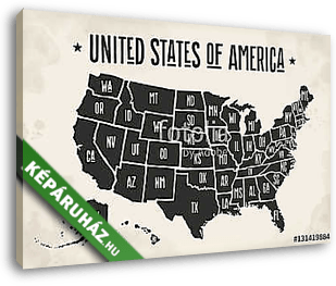 Amerikai Egyesült Államok államtitok mappája. Fekete a - vászonkép 3D látványterv
