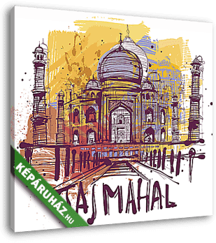 Taj Mahal - vászonkép 3D látványterv
