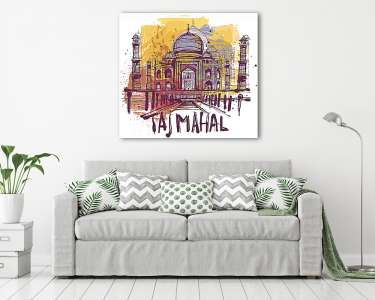 Taj Mahal (vászonkép) - vászonkép, falikép otthonra és irodába
