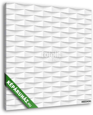 Fehér, zökkenőmentes csempe texturált panel - vászonkép 3D látványterv