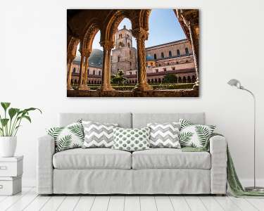Cathedral of Monreale, Szicília, Olaszország (vászonkép) - vászonkép, falikép otthonra és irodába