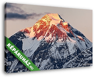Dhaulagiri-nepáli hegyi panorámás kilátás - vászonkép 3D látványterv