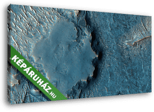Inverz topográfia, Juventae Chasma, Mars felszín - vászonkép 3D látványterv