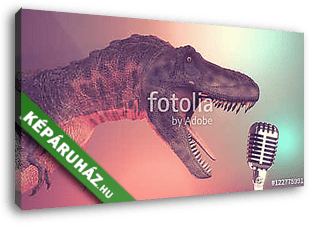 Dinoszaurusz a sztár - vászonkép 3D látványterv