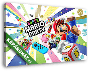 Super Mario Party - vászonkép 3D látványterv