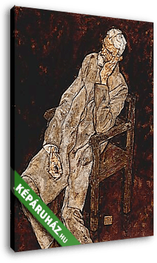 Johan Harms portréja - vászonkép 3D látványterv