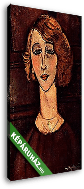 Hölgy kereszttel - vászonkép 3D látványterv