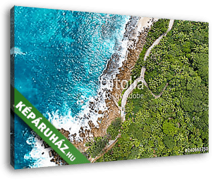 Anse Bazarca - Seychellen - vászonkép 3D látványterv