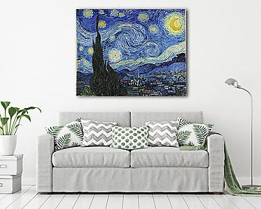 Csillagos éj (vászonkép) - vászonkép, falikép otthonra és irodába