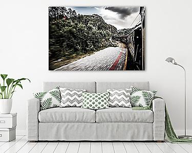 Robogó vonat (vászonkép) - vászonkép, falikép otthonra és irodába