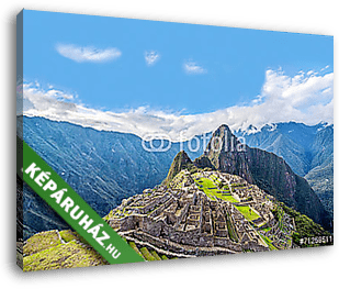 Machu Picchu panoráma - vászonkép 3D látványterv