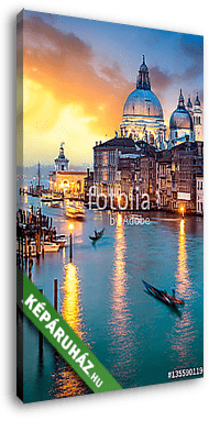 Napnyugta a Velencei Gran Canalban - vászonkép 3D látványterv