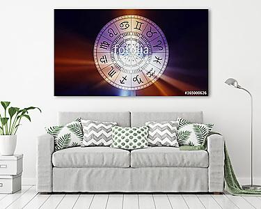 Zodiac astrology signs for horoscope (vászonkép) - vászonkép, falikép otthonra és irodába