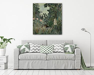 Dzsungel az Egyenlítőn (vászonkép) - vászonkép, falikép otthonra és irodába