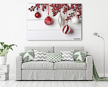 Karácsonyi dekoráció (vászonkép) - vászonkép, falikép otthonra és irodába