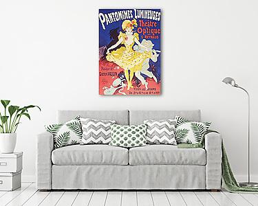 Pantomimes Lumineuses (vászonkép) - vászonkép, falikép otthonra és irodába