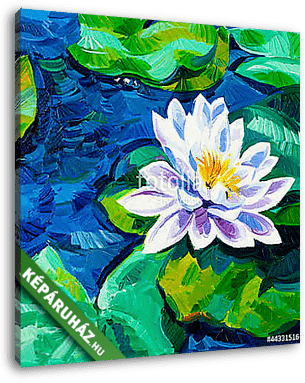 Water Lily - vászonkép 3D látványterv
