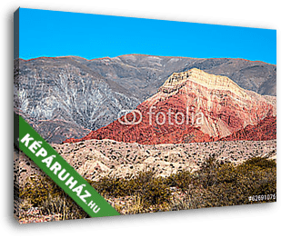Quebrada de Humahuaca színes völgye, a közép-andoki Altipl - vászonkép 3D látványterv