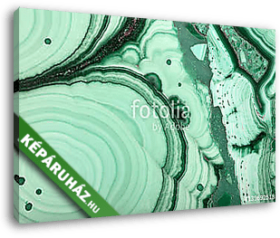 close-up of dark and light green malachite - vászonkép 3D látványterv