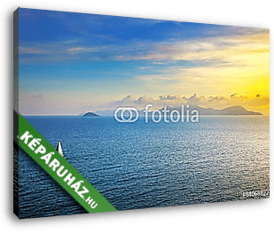 Elba szigete a távolban - vászonkép 3D látványterv