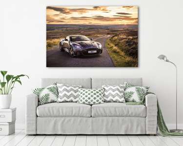 Aston Martin naplementében 1. (vászonkép) - vászonkép, falikép otthonra és irodába