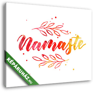 Namaste felirat grafika - vászonkép 3D látványterv