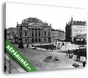 Budapest, Blaha Lujza tér (1893) - vászonkép 3D látványterv
