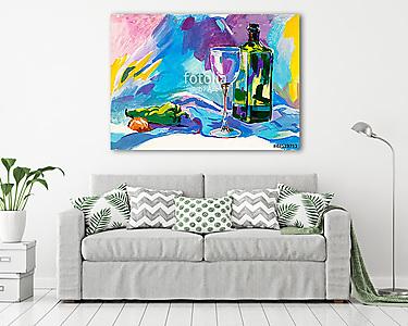 Water color painting (vászonkép) - vászonkép, falikép otthonra és irodába
