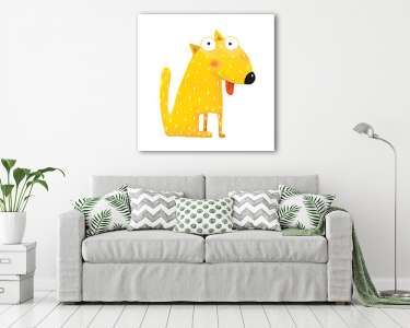 Mókás barátaim - Kutya (vászonkép) - vászonkép, falikép otthonra és irodába