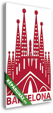 barecolna city sign - vászonkép 3D látványterv