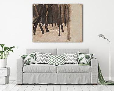 Az erdő szélén (vászonkép) - vászonkép, falikép otthonra és irodába