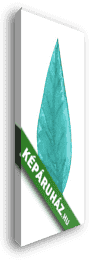 Zöld levél 2 - sorozat - vászonkép 3D látványterv