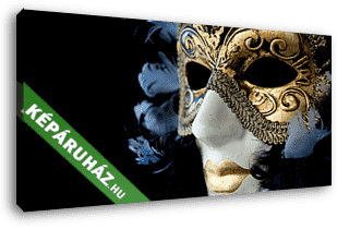 Veniti karneváli maszk - vászonkép 3D látványterv