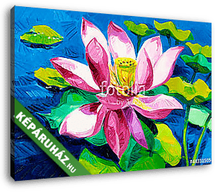 Water Lily - vászonkép 3D látványterv