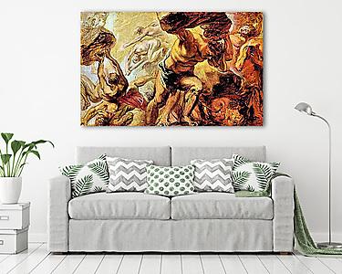 Titánok bukása (vászonkép) - vászonkép, falikép otthonra és irodába
