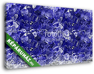 blue sapphire background macro - vászonkép 3D látványterv