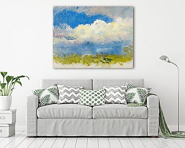 Tavaszi égbolt (tanulmány) (vászonkép) - vászonkép, falikép otthonra és irodába