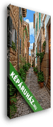 Spanyol szűk utcácska - vászonkép 3D látványterv