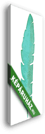 Zöld levél 4 - sorozat - vászonkép 3D látványterv