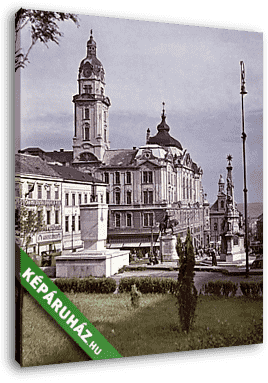 Pécs, Városháza (1957) - vászonkép 3D látványterv