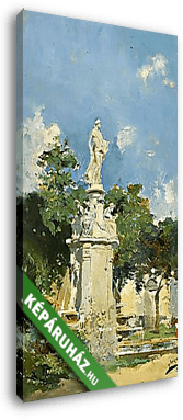 Apolló szobor Madridban (1883) - vászonkép 3D látványterv