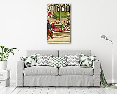 Szent Vencel temetése (vászonkép) - vászonkép, falikép otthonra és irodába
