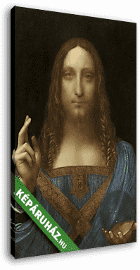 Salvator Mundi (c1500) - Jézus Krisztus a világ megmentője - vászonkép 3D látványterv