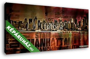 Manhattan - vászonkép 3D látványterv