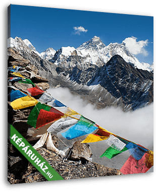 a mai napig a gokyo-tól az Everest táborig - vászonkép 3D látványterv
