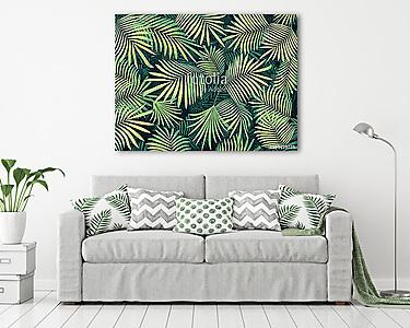 Trópusi levelek 02 (vászonkép) - vászonkép, falikép otthonra és irodába
