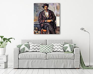 Ülő földműves portréja (vászonkép) - vászonkép, falikép otthonra és irodába