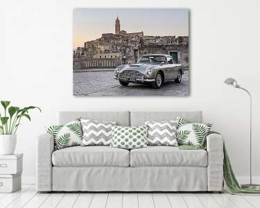 Aston Martin DB5, James Bond 4-3 arány (vászonkép) - vászonkép, falikép otthonra és irodába