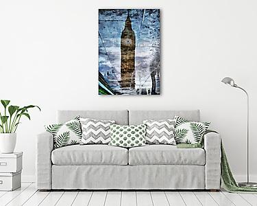 Londoni tükröződés - átdolgozás (vászonkép) - vászonkép, falikép otthonra és irodába