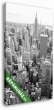 Nézd meg Midtown Manhattan New York City skyline monokróm bl - vászonkép 3D látványterv